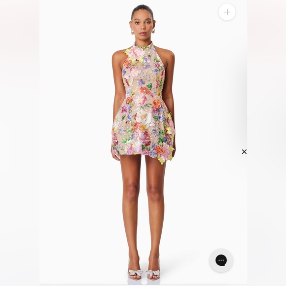 ELLIATT OMR x ELLIATT: Meadowhawk Mini Sequin Dress In Pink - Picture 1 of 5